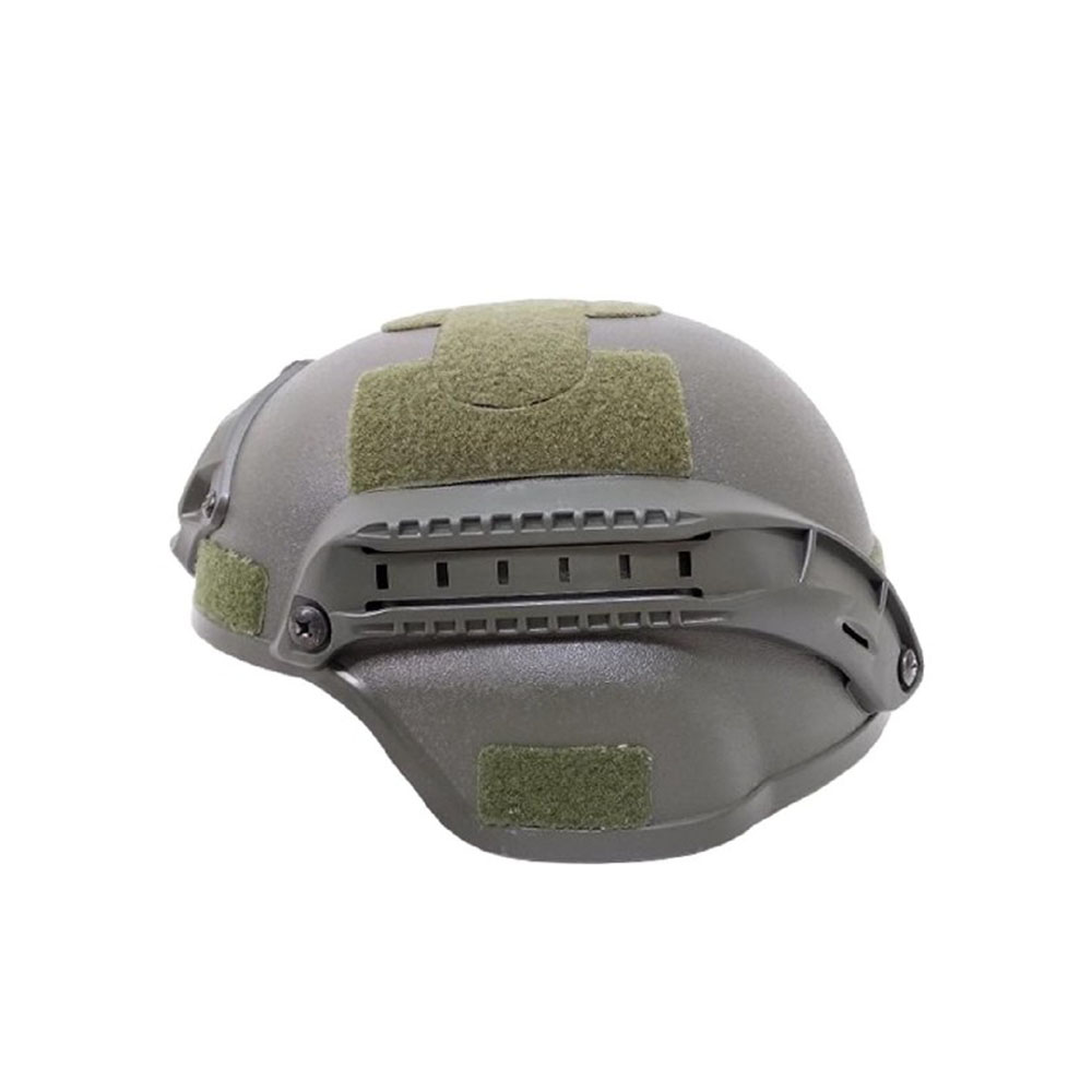 Tactical Siyah Airsoft Kask Kompozit Koruyucu Miğfer - Haki - Görsel 2
