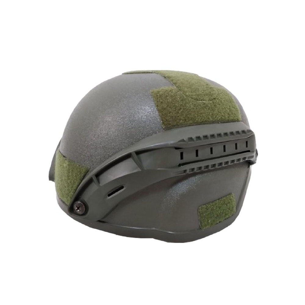 Tactical Siyah Airsoft Kask Kompozit Koruyucu Miğfer - Haki - Görsel 3