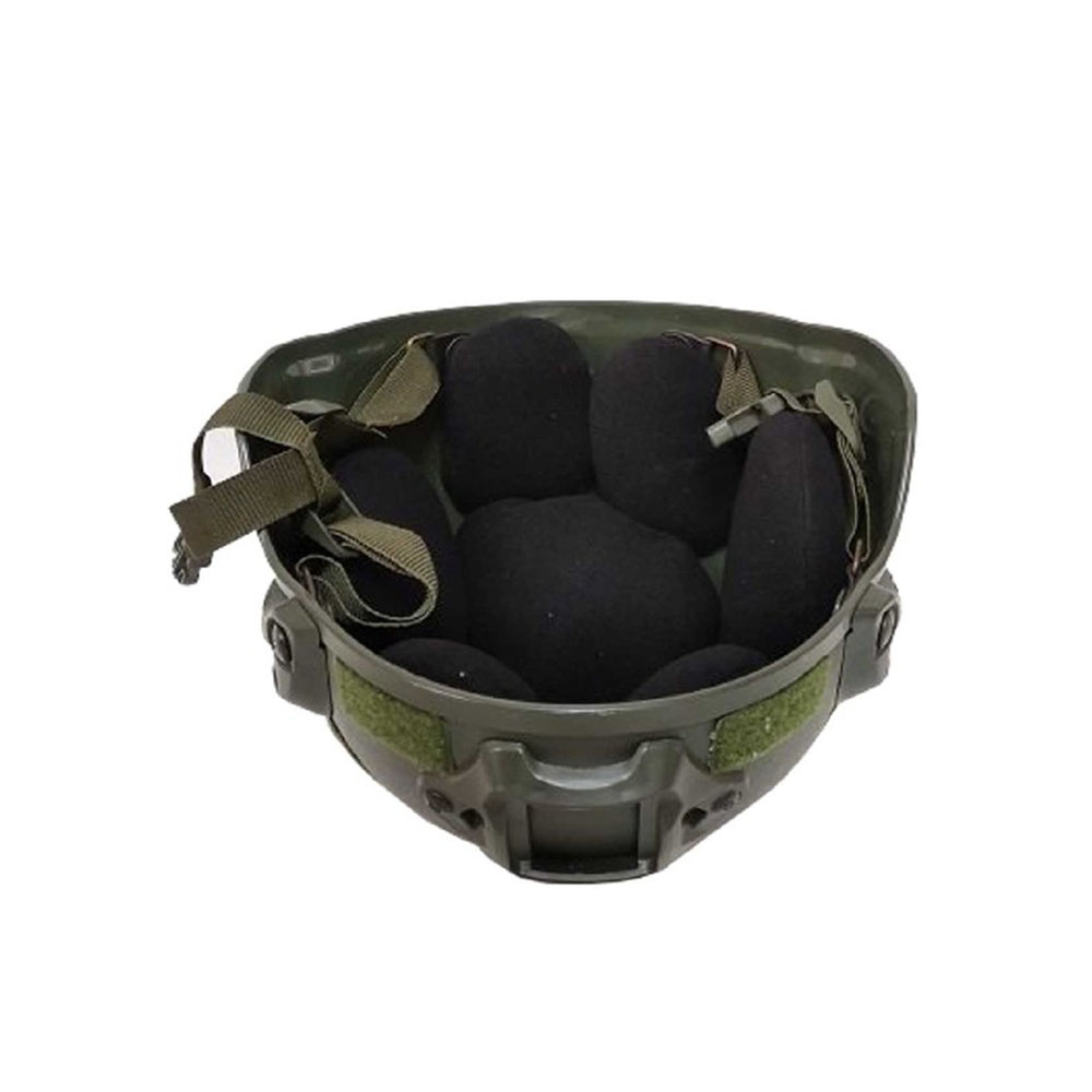 Tactical Siyah Airsoft Kask Kompozit Koruyucu Miğfer - Haki - Görsel 5