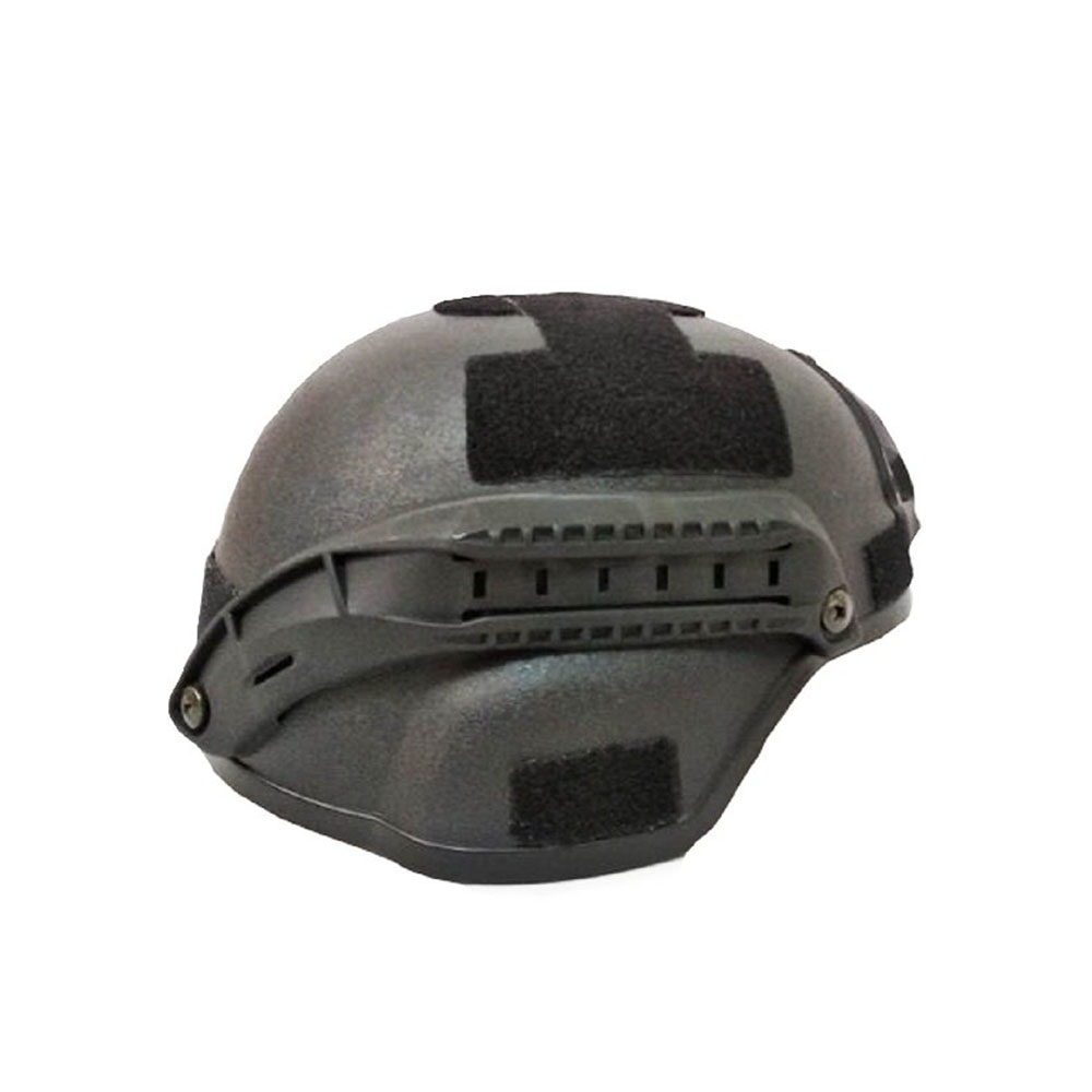 Tactical Airsoft Kask Kompozit Koruyucu Miğfer - Siyah - Görsel 2