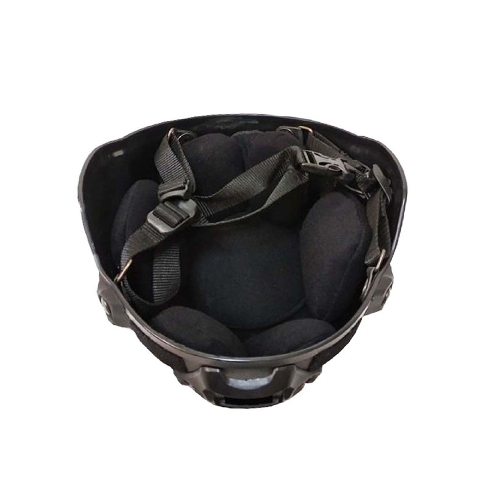 Tactical Airsoft Kask Kompozit Koruyucu Miğfer - Siyah - Görsel 4