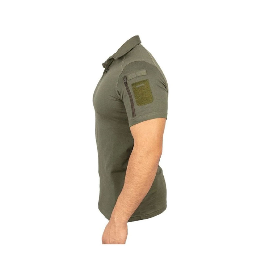 Combat Polo Yaka Taktik Tshirt - Haki - Görsel 4
