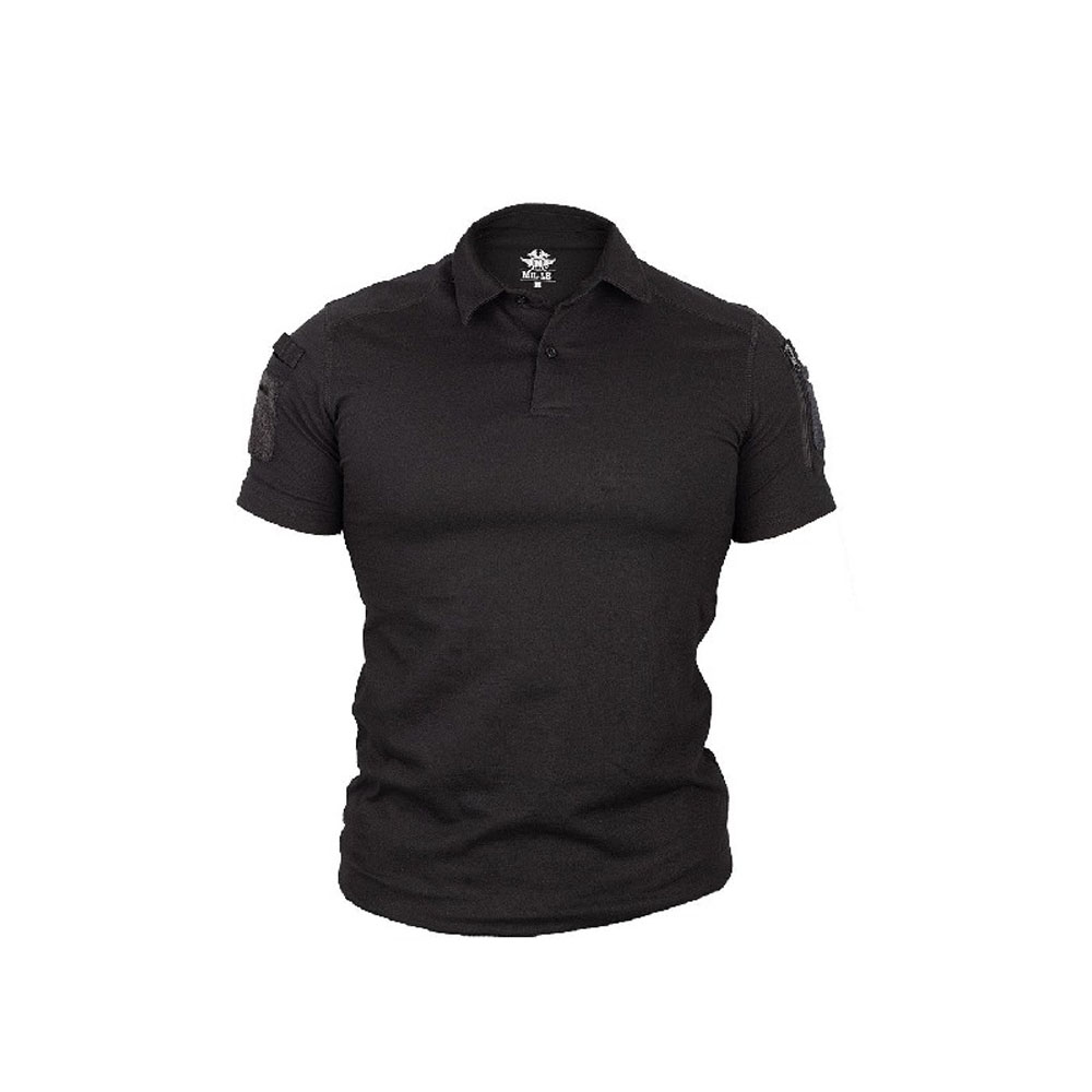 Combat Polo Yaka Taktik Tshirt - Siyah