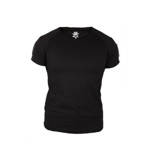 Combat Sıfır Yaka Taktik Tshirt - Siyah