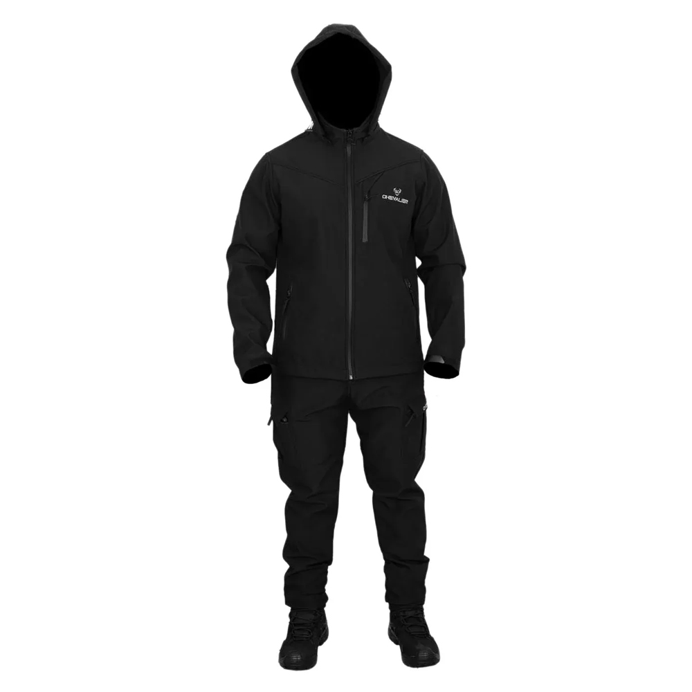 Chevalier Taktik Outdoor Softshell Takım - Siyah - Görsel 2