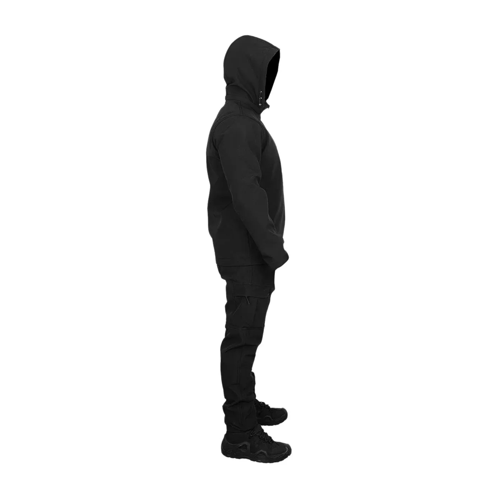 Chevalier Taktik Outdoor Softshell Takım - Siyah - Görsel 4